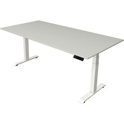 Scrivania sit-stand Kerkmann Move 4 grigio chiaro