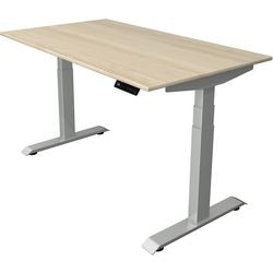 Scrivania sit-stand Kerkmann Move 4 acero