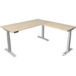 Scrivania sit-stand Kerkmann Move 4 acero