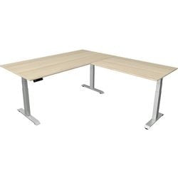 Scrivania sit-stand Kerkmann Move 4 acero