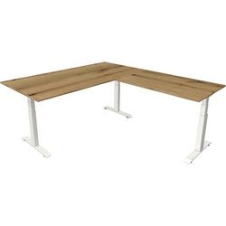Scrivania sit-stand Kerkmann Move 4 rovere