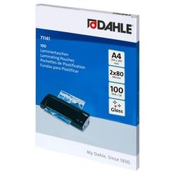 Laminating pouches dahle a4 80 (2 x 80 micron)