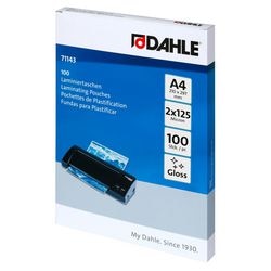 Buste di plastificazione dahle a4 125 (2 x 125 micron)