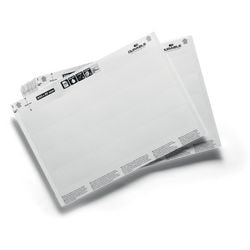 Sheets with insert strips durable 804102 white 27 mm