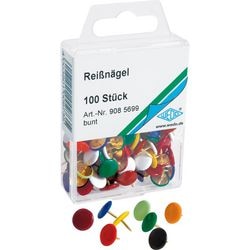 Chinchetas wedo gama de colores metal