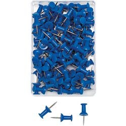 Alfileres de mapa wedo metal azul