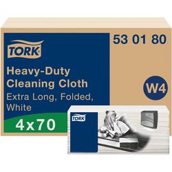 Papel de limpieza Tork 530180 w4 premium blanco paquete de 4