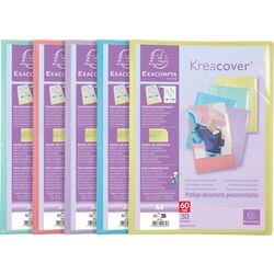 Visualizza album exacompta 5839e kreacover pastello 30 tasche