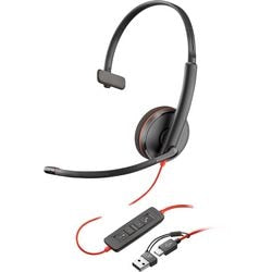 Auriculares poli negro 32 mm x 155 mm x 178 mm