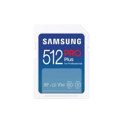 Scheda MicroSD Samsung Pro Plus 512 GB bianca