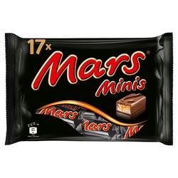 Mini tavoletta di cioccolato Mars Minis 17 pezzi da 18 g