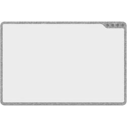 Pizarra blanca para sala de juegos 868728000 con tapa gris (tereftalato de polietileno)