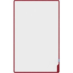 Pizarra blanca para sala de juegos 868769000 con tapa roja (tereftalato de polietileno)