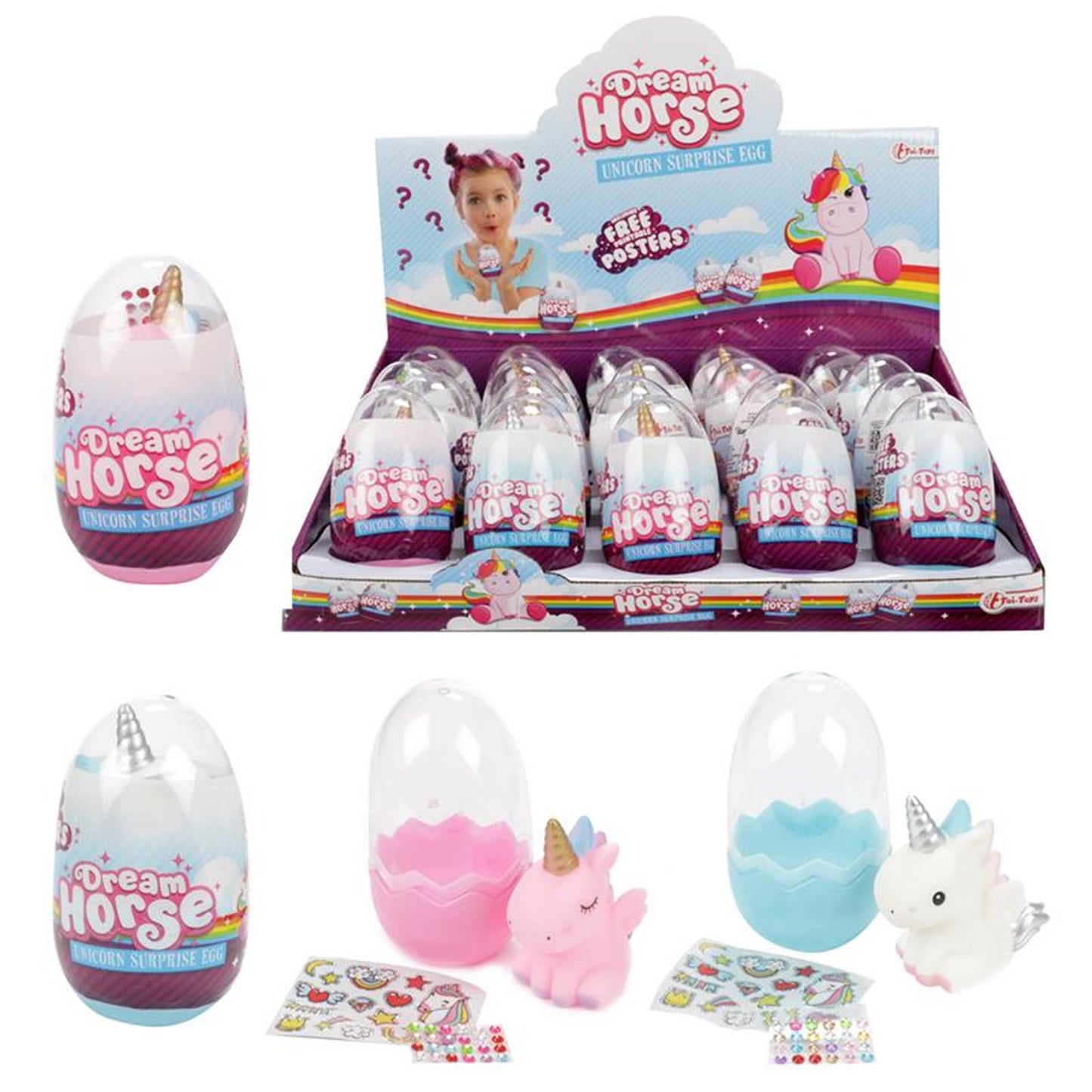 Toi-toys toi giocattoli sorpresa uovo unicorno