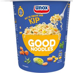 Instant noodles unox 64351660 chicken good noodles cup