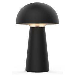 Lámpara de escritorio alimentada por paperflow led visby negro alimentación a red 135x135 x225 mm