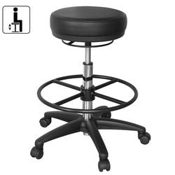 Sgabello Amstyle nero 500 (l) x 500 (p) x 880 (a) mm
