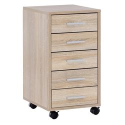Cajonera Wohnling 5 cajones 330 (an) x 380 (pr) x 630 (al) mm
