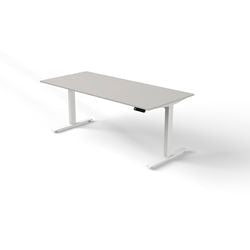 Scrivania sit-stand Kerkmann Move 3 rettangolare grigio chiaro