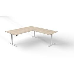Scrivania sit-stand Kerkmann Move 3 a forma di L