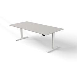 Scrivania sit-stand Kerkmann Move 3 rettangolare grigio chiaro