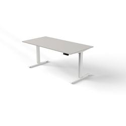 Scrivania sit-stand Kerkmann Move 3 rettangolare grigio chiaro