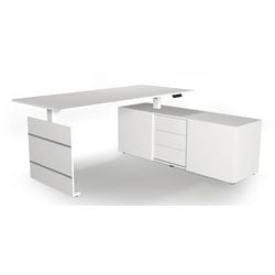 Scrivania sit-stand Kerkmann Move a 3 angoli