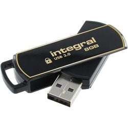 Chiavetta USB integrale 8 GB USB tipo A oro, nera