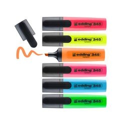 Text marker edding 345 color range permanently refillable
