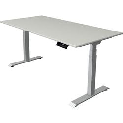 Scrivania sit-stand Kerkmann Move 1 stabile grigio, argento 1270 mm x 1600 mm