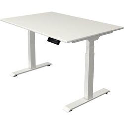 Scrivania sit-stand Kerkmann Move 1 stabile bianco 1270 mm x 1200 mm