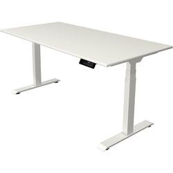 Scrivania sit-stand Kerkmann Move 1 stabile bianca 1270 mm x 1600 mm