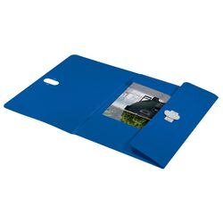 Carpeta 3 solapas leitz 46220035 azul 100 g