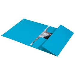 Carpeta 3 solapas leitz 39060035 azul 100 g