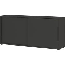 Armario con puertas correderas germania 4373-547 aglomerado gris