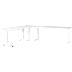 Escritorio esquinero Germania 7899-84uk blanco pie C