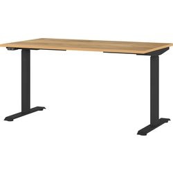 Sit-stand desk germania gw-mailand 7905-593 brown