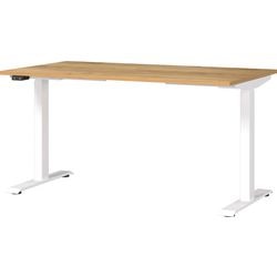 Scrivania sit-stand germania gw-mailand 7905-242 marrone