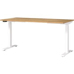 Scrivania sit-stand germania gw-mailand 7908-242 marrone