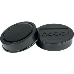 Imanes magnéticos para pizarra blanca Nobo - paquete de 10 - imanes de 38 mm - negro