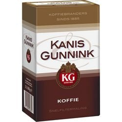 Caffè macinato Kanis Gunnink 4055202 macinatura rapida con filtro 500g