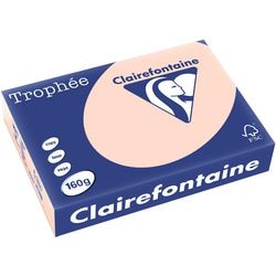 Clairefontaine a4 colored paper salmon pink 160 g m² 250 sheets