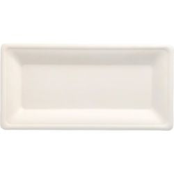 Plato llano papstar blanco 26 x 13 x 6,5 cm 50 piezas