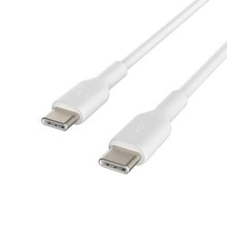 Cable de carga belkin cab003bt1mwh blanco usb-c macho a usb-c macho