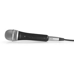 Imp microfoon nedis mpwd50bk grijs, zwart bedraad