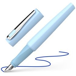 Pluma estilográfica schneider de instrumentos de escritura schneider - tomo - punta m - azul hielo - s-168803