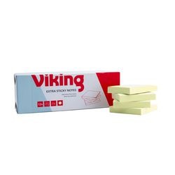 Notas adhesivas autoadhesivas vikingo rectangular amarillo