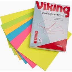 Notas adhesivas autoadhesivas vikingo rectangular surtido de colores