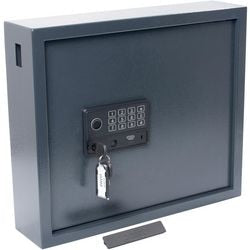 Armario para llaves pavo 8015641 huella dactilar gris