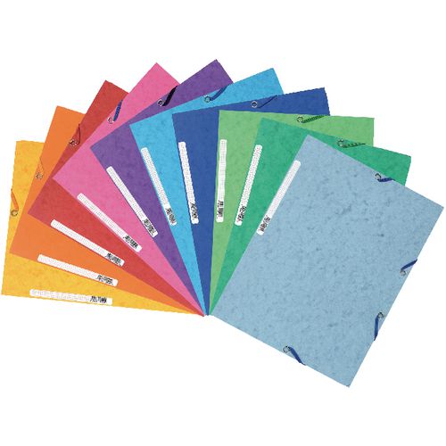 Carpetas esselte solapas elásticas a4 240x320mm surtidas